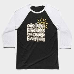 'One Day Of Kindness' Food and Water Relief Shirt Baseball T-Shirt